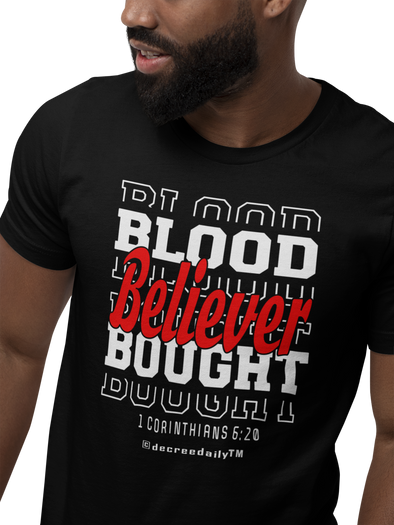 Christian Unisex T-Shirt - BLOOD BOUGHT BELIEVER