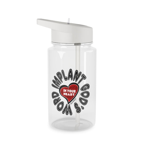 CHRISTIAN FAITH WATER BOTTLE - IMPLANT GOD'S WORD IN YOUR HEART