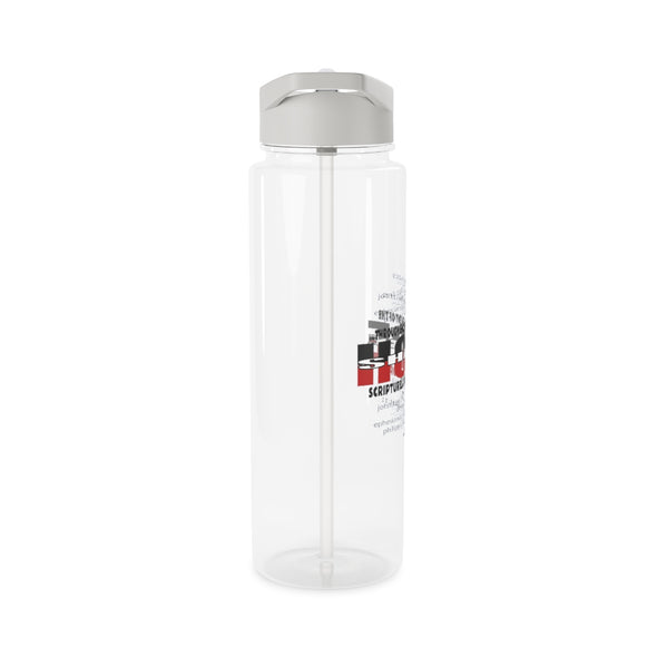 CHRISTIAN FAITH WATER BOTTLE - SHARE HOPE...THROUGH THE ENCOURAGEMENT OF THE SCRIPTURES WE HAVE HOPE