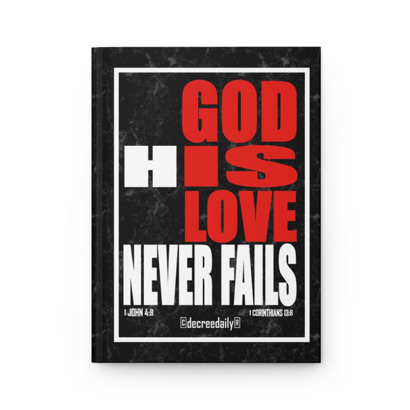 CHRISTIAN FAITH JOURNAL - GOD IS LOVE...GOD HIS LOVE NEVER FAILS JOURNAL