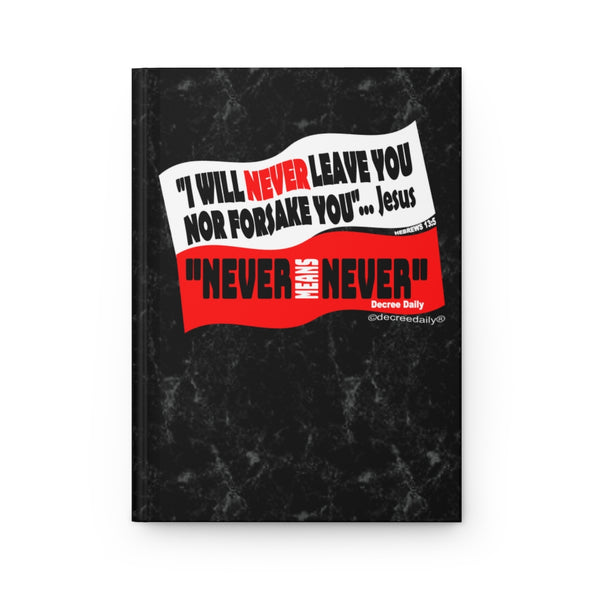 CHRISTIAN FAITH JOURNAL - "I WILL NEVER LEAVE YOU NOR FORSAKE YOU" JESUS...."NEVER MEANS NEVER" DECREE DAILY