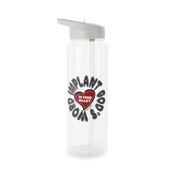 CHRISTIAN FAITH WATER BOTTLE - IMPLANT GOD'S WORD IN YOUR HEART