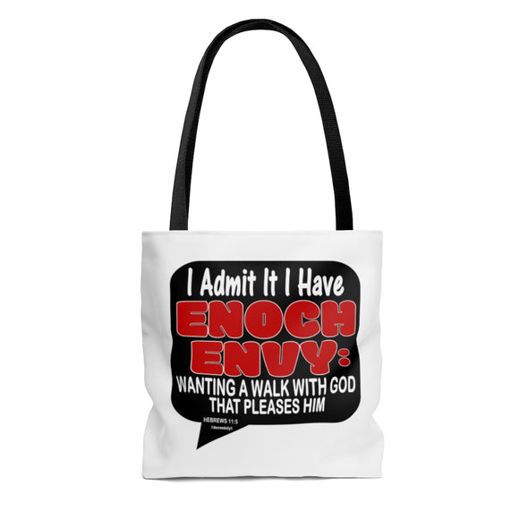 CHRISTIAN FAITH TOTE BAG -    I ADMIT IT I HAVE ENOCH ENVY:  WANTING A WALK WITH GOD THAT PLEASES HIM