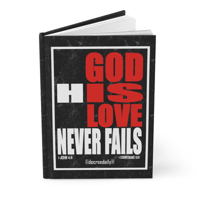 CHRISTIAN FAITH JOURNAL - GOD IS LOVE...GOD HIS LOVE NEVER FAILS JOURNAL
