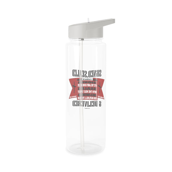 CHRISTIAN FAITH WATER BOTTLE - SIGNED, SEALED & DELIVERED