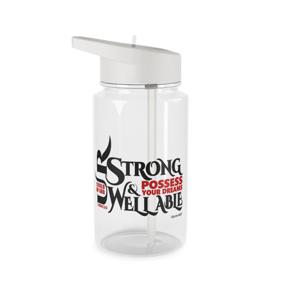CHRISTIAN FAITH WATER BOTTLE - CHILD OF GOD - UR STRONG & WELL ABLE...POSSESS YOUR DREAMS !!
