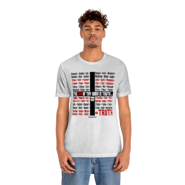 CHRISTIAN UNISEX T-SHIRT - THE SUM OF THY WORD IS TRUTH